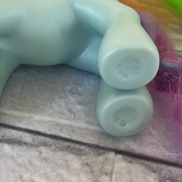 My little Pony set of 3 ponies with rainbow 🌈 hair - Picture 7 of 9